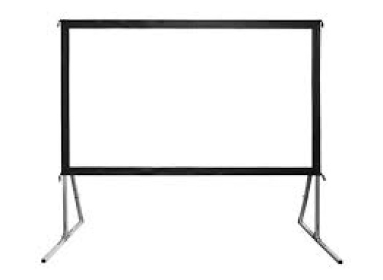 10-Foot Indoor FastFold Screen Rental